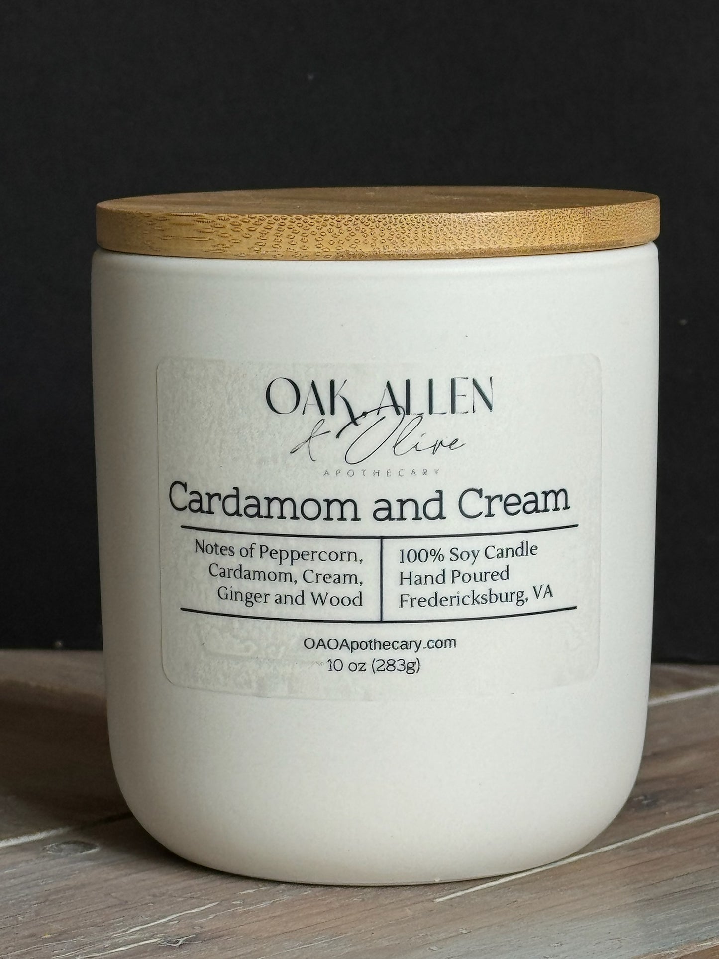 Cardamom and Cream Candle